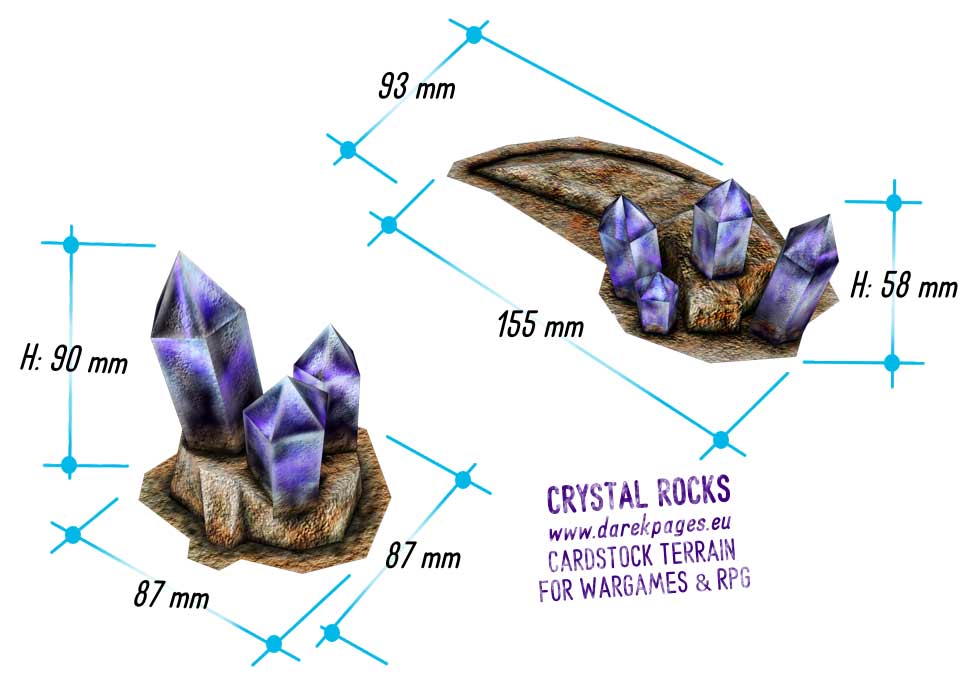 Crystal Roskc dimensions